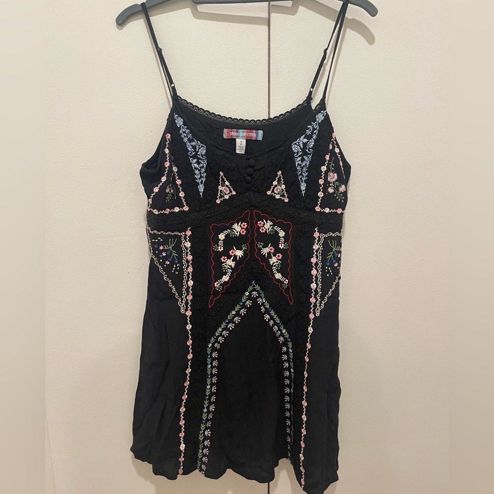 Urban Outfitters Embroidered Dress